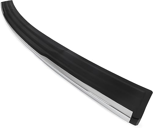 Miniatura 2 de KUAFU Almohadilla de paso de parachoques trasero con tira chapada compatible con Chevy Chevrolet Suburban 3500 HD Tahoe GMC Yukon XL 2015-2020