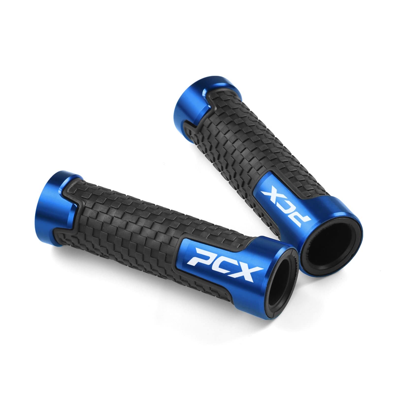 Poignée PCX 125 150 en aluminium CNC bleu pour guidon moto 22mm
