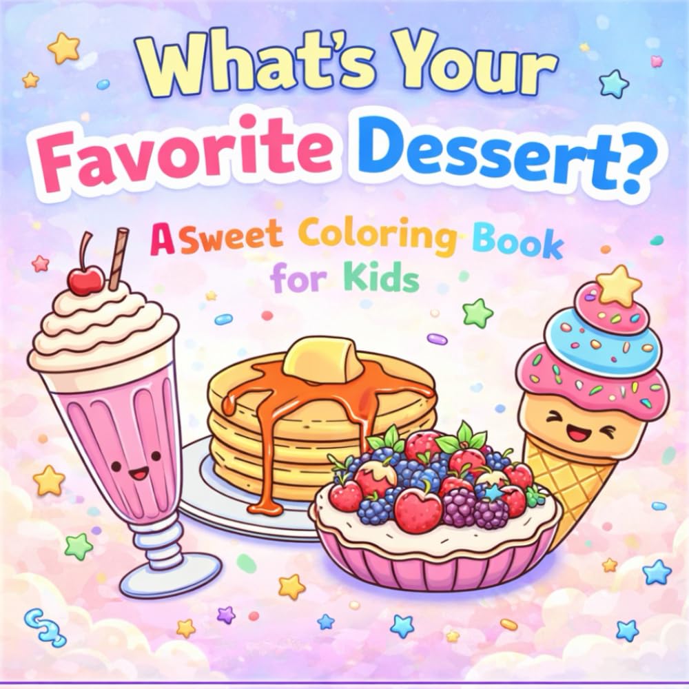 What's your favorite dessert?: Color, Learn, and Pick Your Favorite Treat