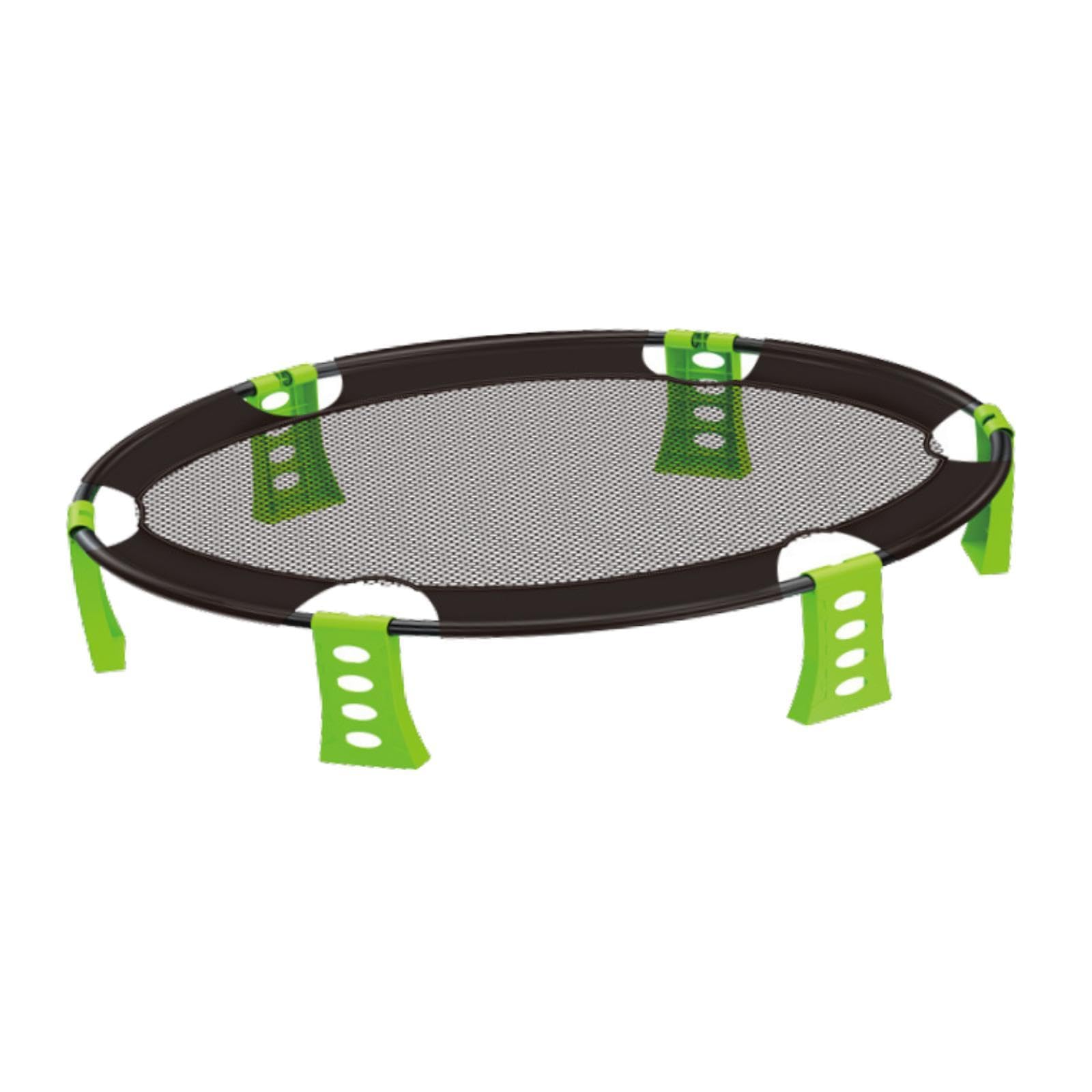 kowaku Roundnet Game Set, Beach Volleyball Net Set with 2 Balls Beach Game Set Playing Round Net for Family, Beginners, Yard Outdoor, Green