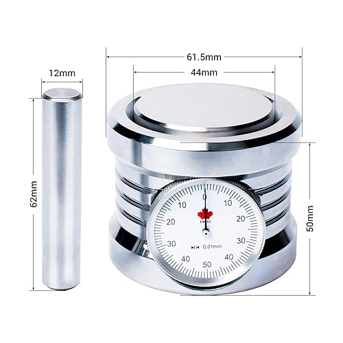 Miniatura 2 de INPANOLS Dial Magnetic Z Axis Zero Pre-Setter Tool Setter para centros de torno de mecanizado de fresado CNC, altura de 1.969 in, precisión de 0.000