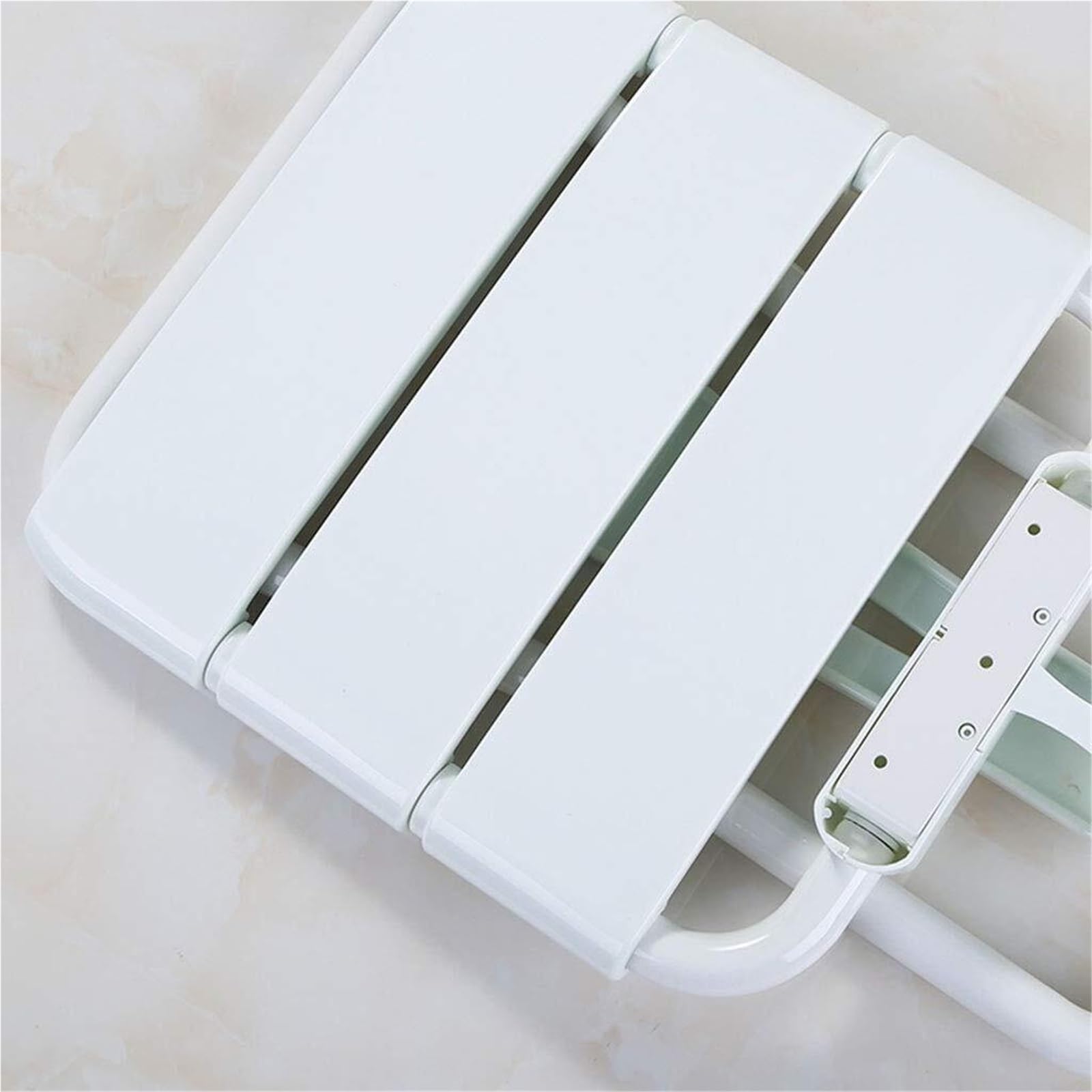 Asiento de Ducha Plegable de Pared, Banco de Ducha de Acero Inoxidable Resistente, Antideslizante, Silla Plegable de Pared