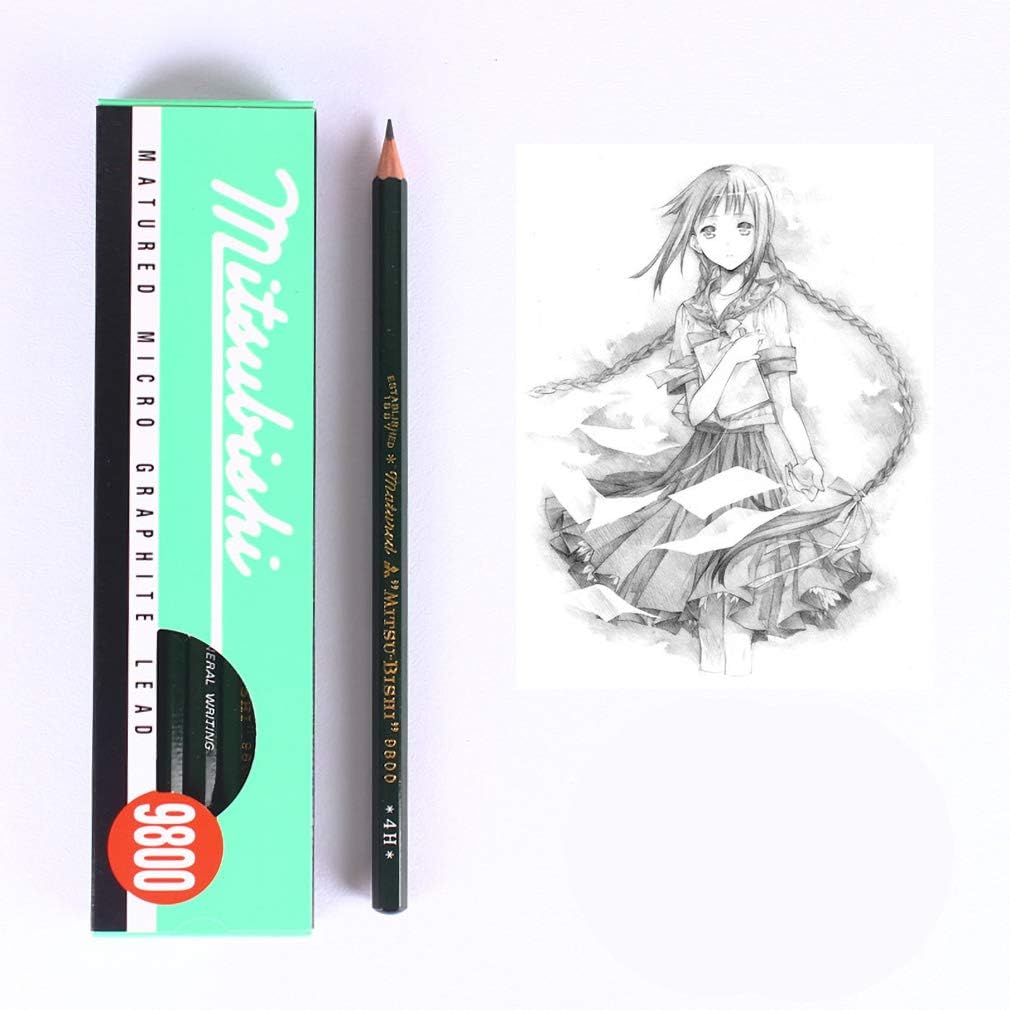 4h drawing pencil imported sketch pencil 12 Pack