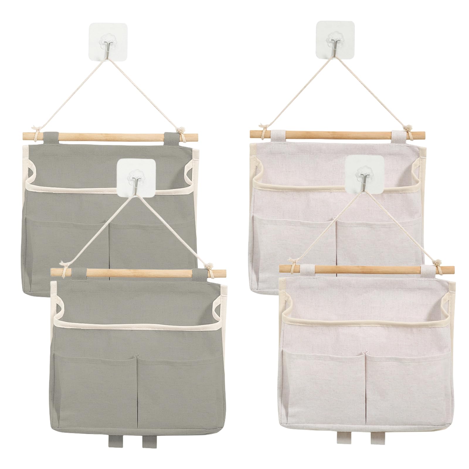 Accroche-sac,Sac de rangement suspendu au mur en tissu Non tissé, sac