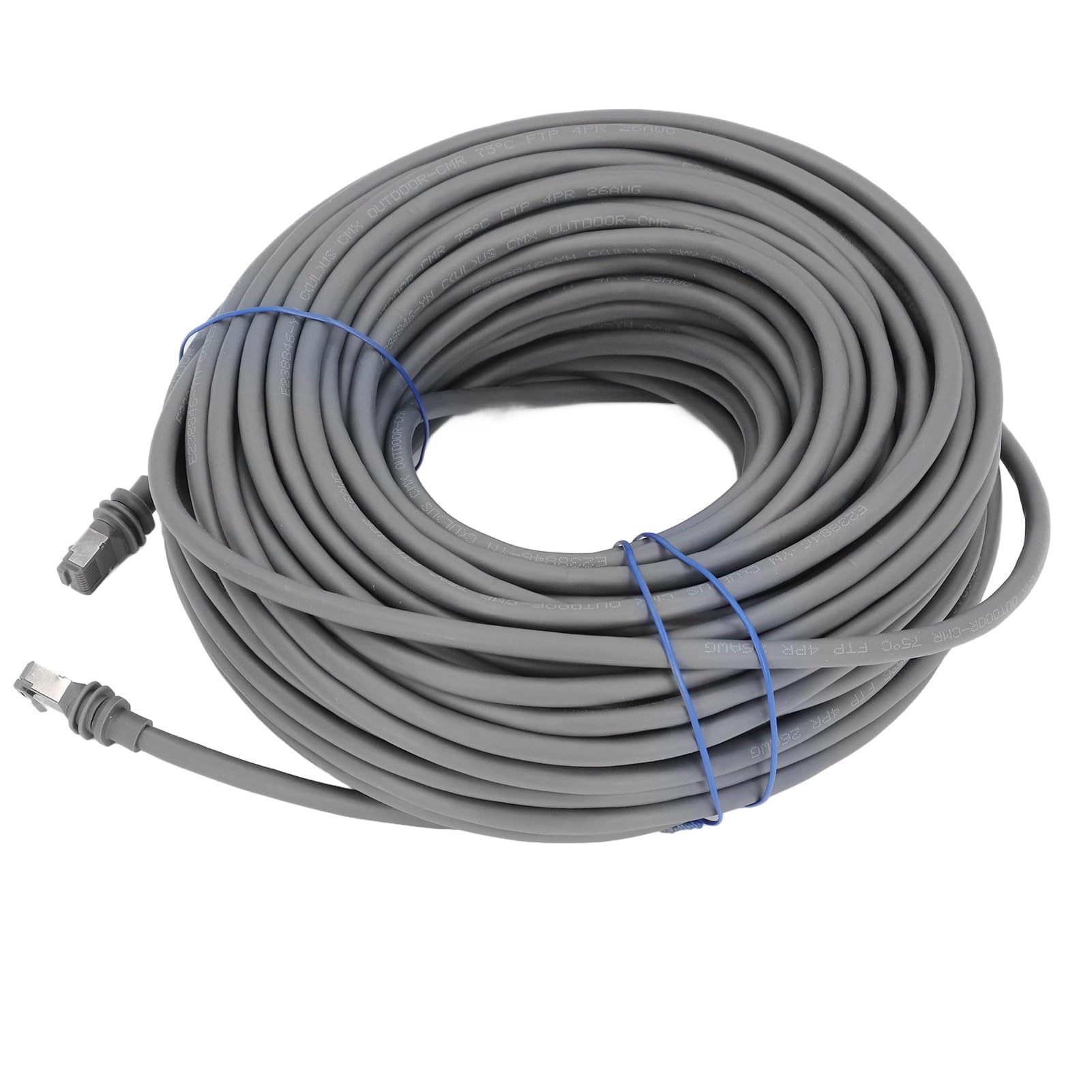 Cavo Satellitare Rettangolare Cavo di Prolunga Impermeabile Ad Alta velocità da 150 Piedi per Antenna e Router di Terza Generazione