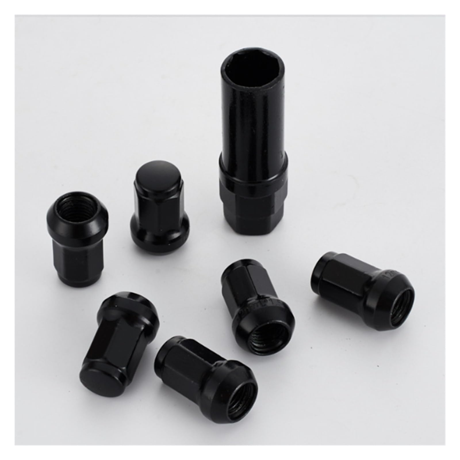 Dadi ad Alette M12x1,25 con Lunghezza Totale di 32 mm, Dadi for Ruote M12x1,5 con 1 Chiave a Bussola con esagono da 3/4" (19 mm) e 13/16" (21 mm) (Color : Sliver, Size : M12x1.5)