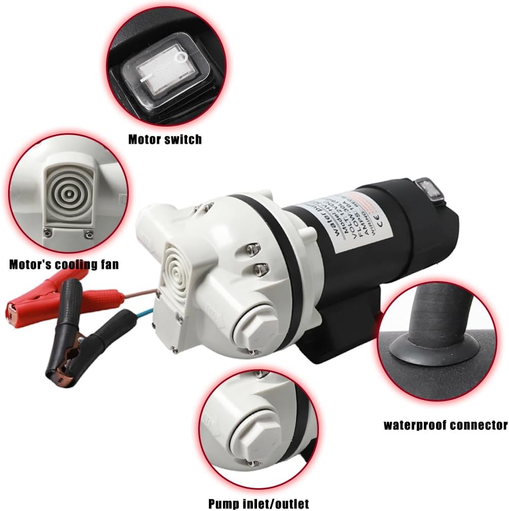 12V DEF Pump Diesel Exhaust Fluid Transfer Pump 10.6 GPM DC