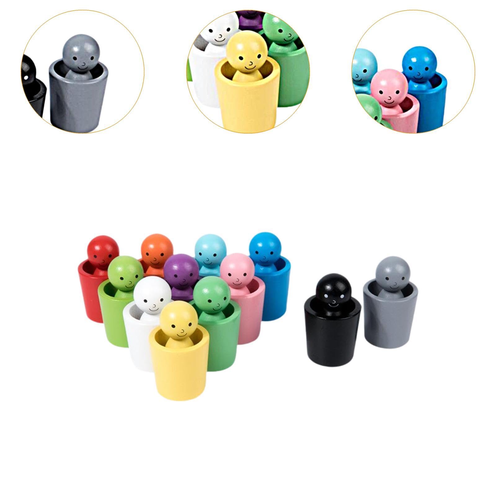 Gralara Juego de Vasos para Clasificar Colores: Educación Infantil Temprana para Niños Y Niñas.