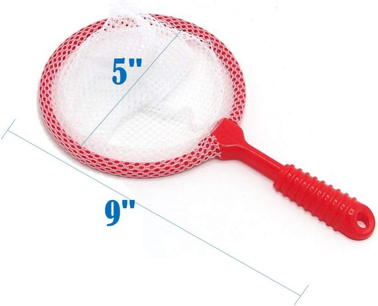 Bug Catcher Multi-color Insect Catcher with Strong White Mesh and Comfortable Grip Party Favor - BPA-free Material Themed Birthday Decoration - Nature Exploration Toys | Science Early Learning - Pack : Toys & Games