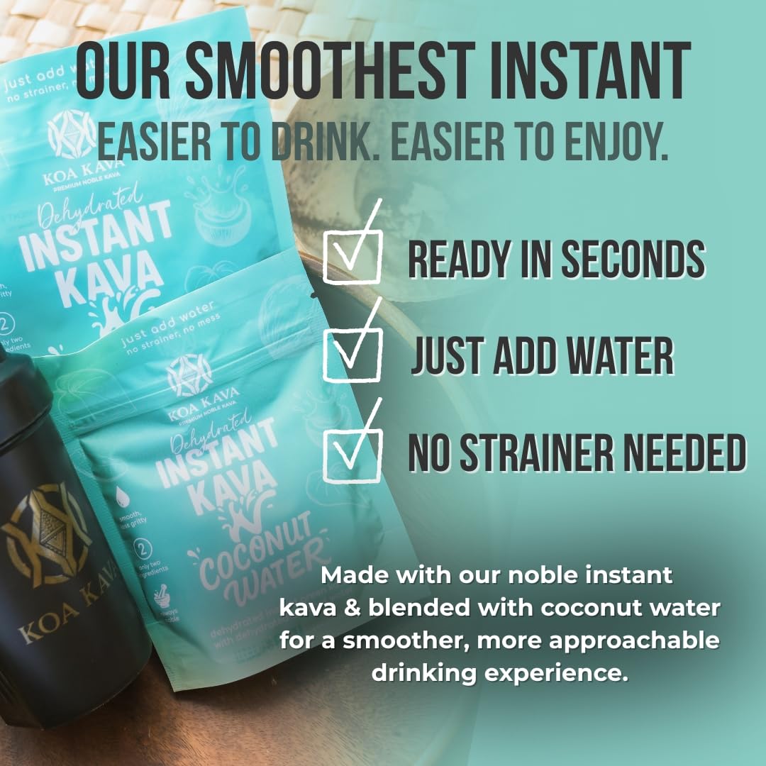 Koa Kava Instant Kava Powder + Coconut Water, 2 oz — Amazon image 2
