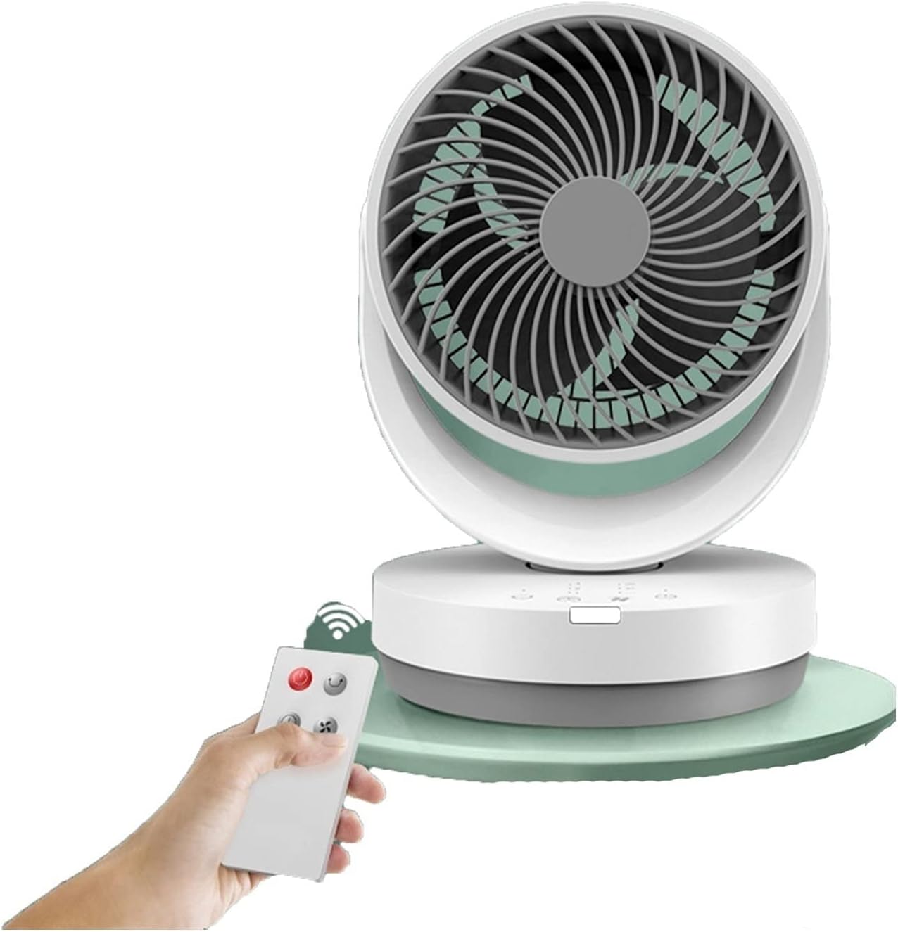 AirFlow Mini Desktop Fan with Remote Control Circulation