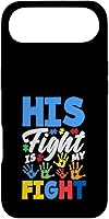 Vista 1 de His Fight is My Fight Autism Awareness Case for iPhone Air