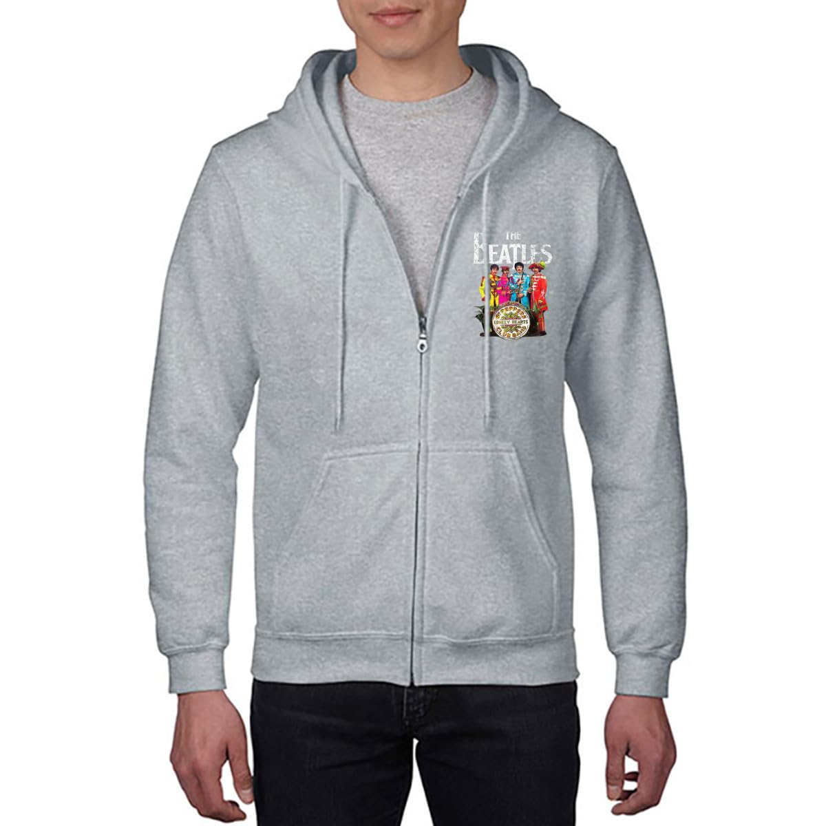 Amazon.co.jp: ザ・ビートルズ パーカー メンズ ジップパーカー