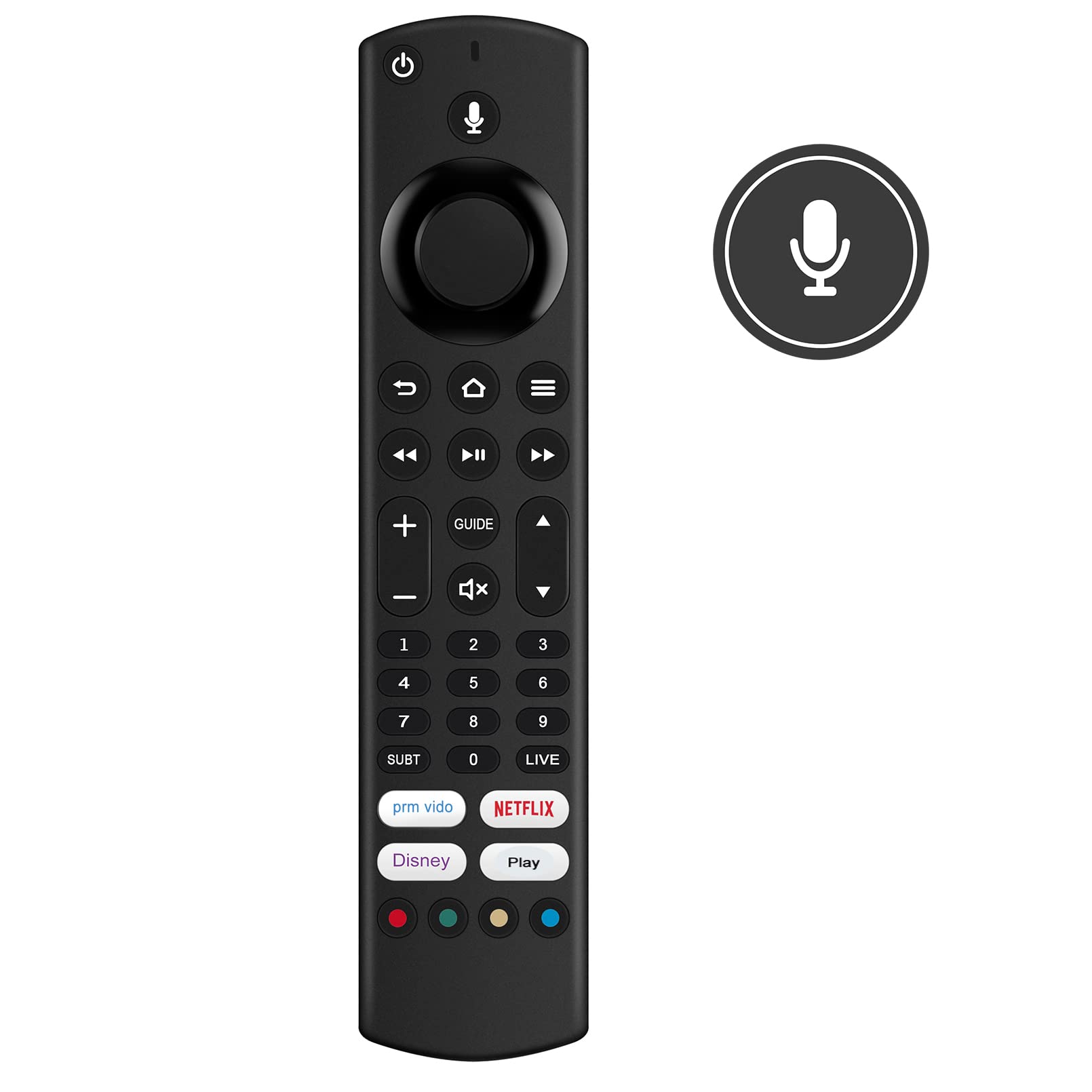 Telecomando IR Sostitutivo CT-8565 Per TV Toshiba, Ferguson, JVC - Compatibile Con 43UF3D53DB, F4320AFR, RC39178