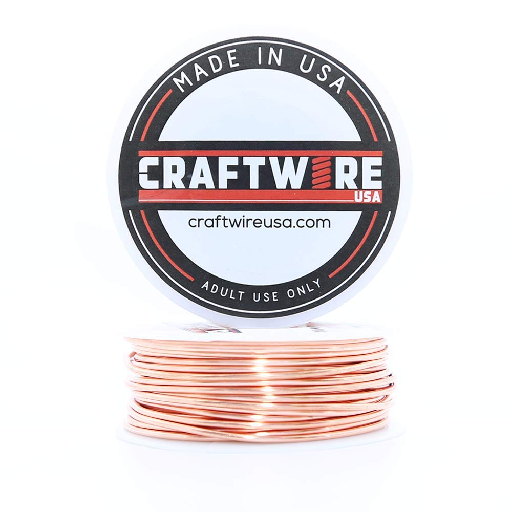 Solid Bare Copper Wire Round,Bright,Dead Soft,1 LB 22 Gauge (Choose 10 to 30 ga.)