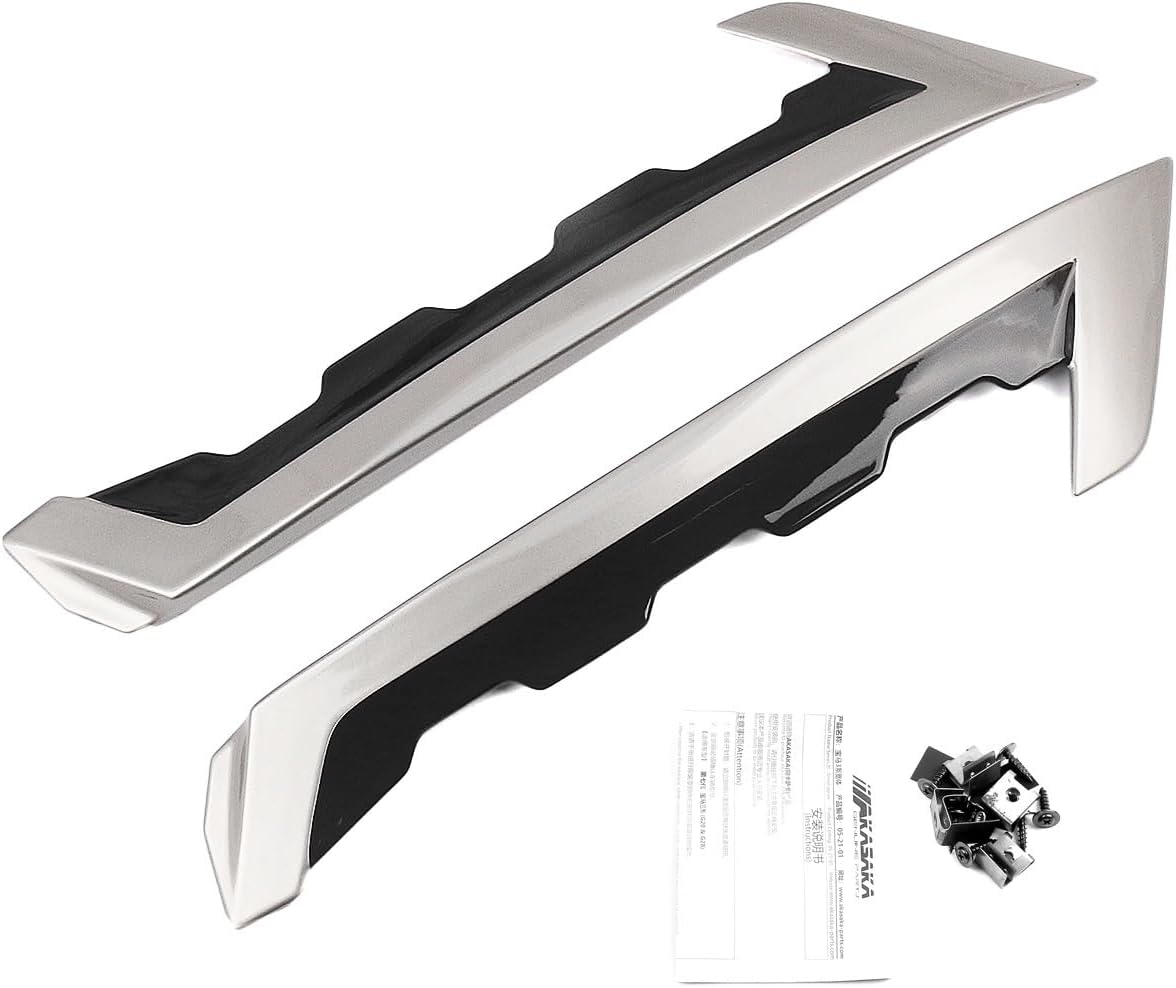 Fender Flares Trim Compatible for BMW G20 G28 3 Series 330i M340i 2019 2020 2021 2022 M Sport Wide Wheel Arch Brow Cover Eyebrow (Color : White)