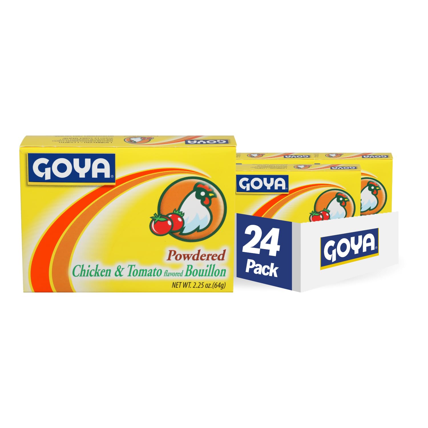 Amazon.com : Goya Foods Chicken & Tomato Bouillon, Powdered, 2.25 Ounce ...