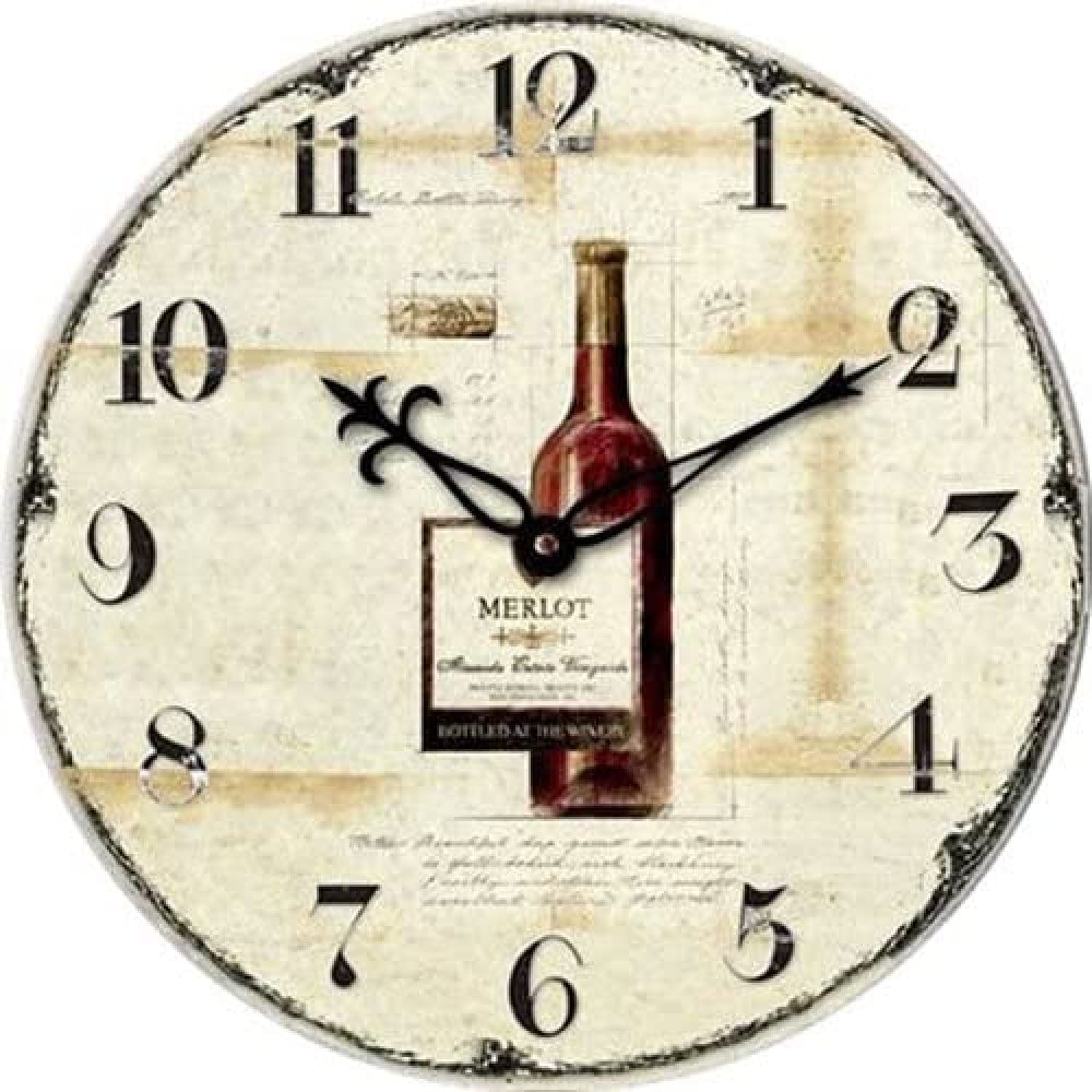 Technoline WT 1012 Café Merlot Wall Clock