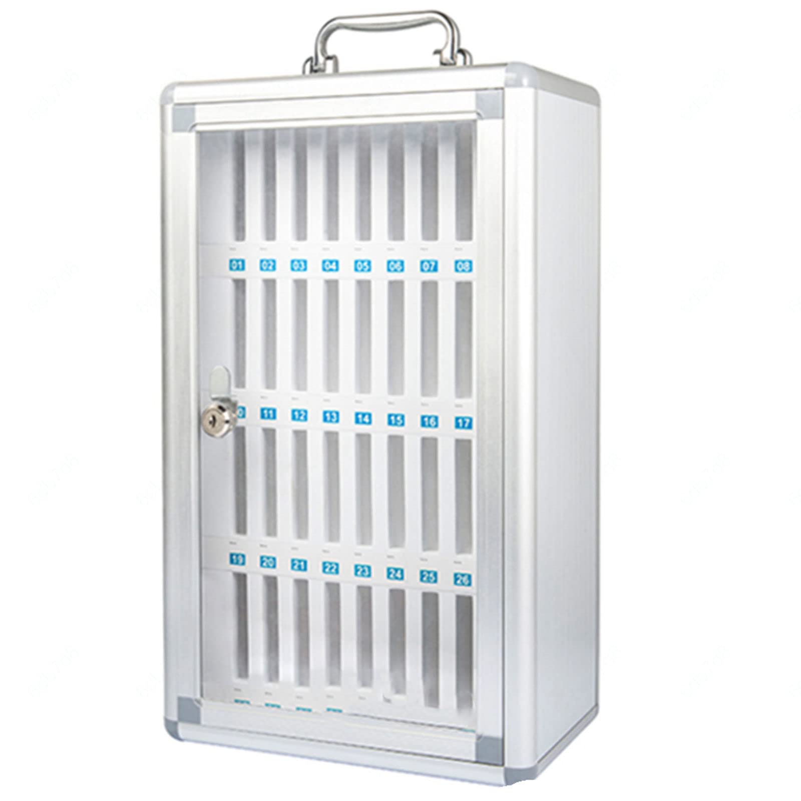 Armoire de rangement murale pour téléphones portables idéale pour les salles de classe et bureaux