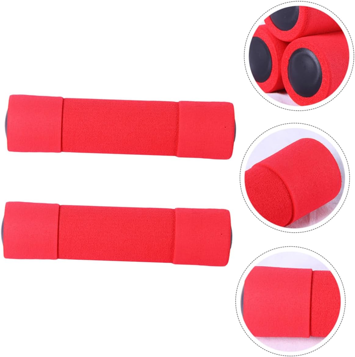 POPETPOP 2pcs Women's Ergonomic Foam Dumbbells for Home Gym Small Arm Weights for Workouts for Toning and Sculpting Easy to Grip for Indoor and Outdoor Exercise