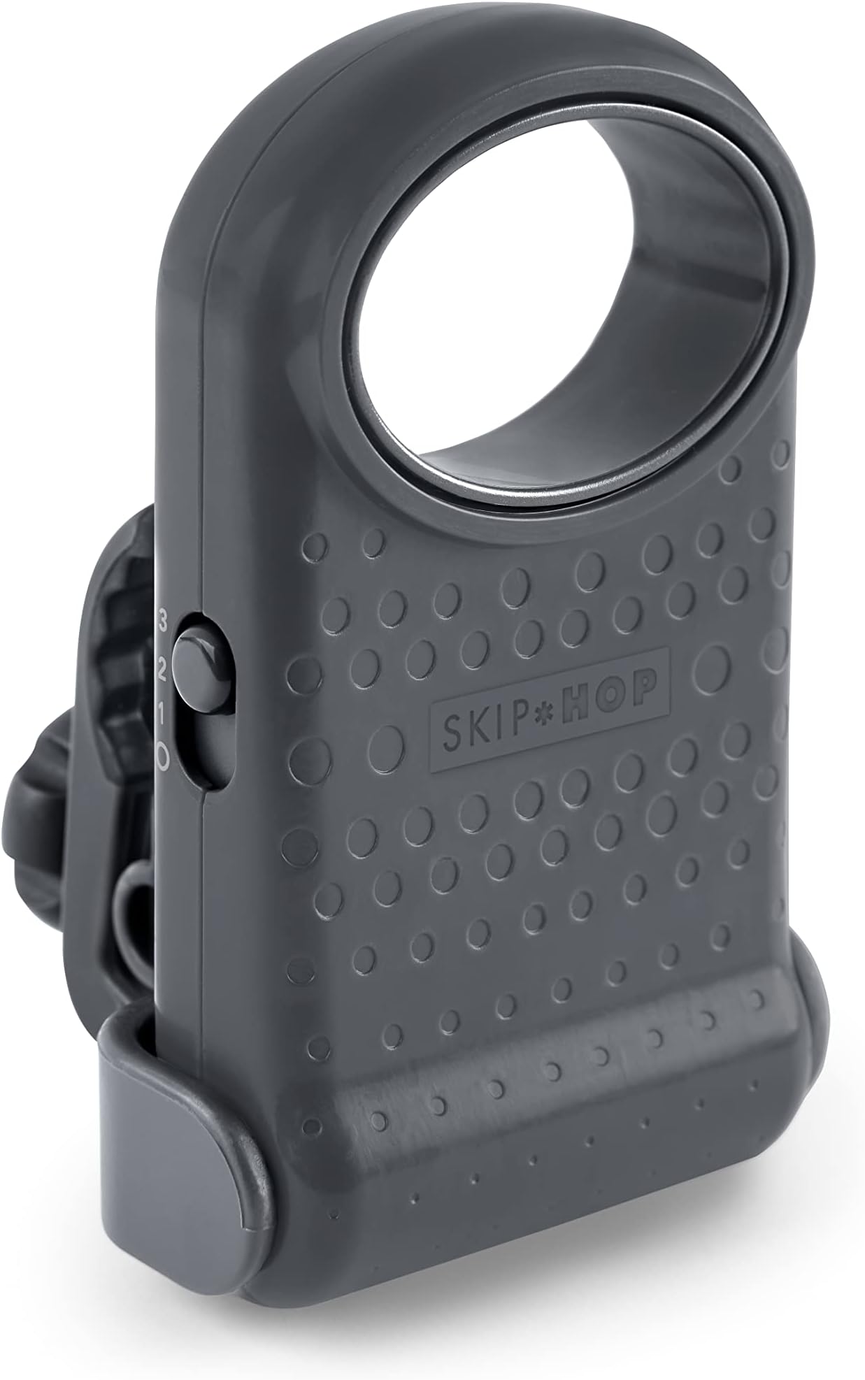 Skip Hop Bladeless Portable Stroller Fan, Adjustable 3 Speeds, Stroll & Connect, Grey