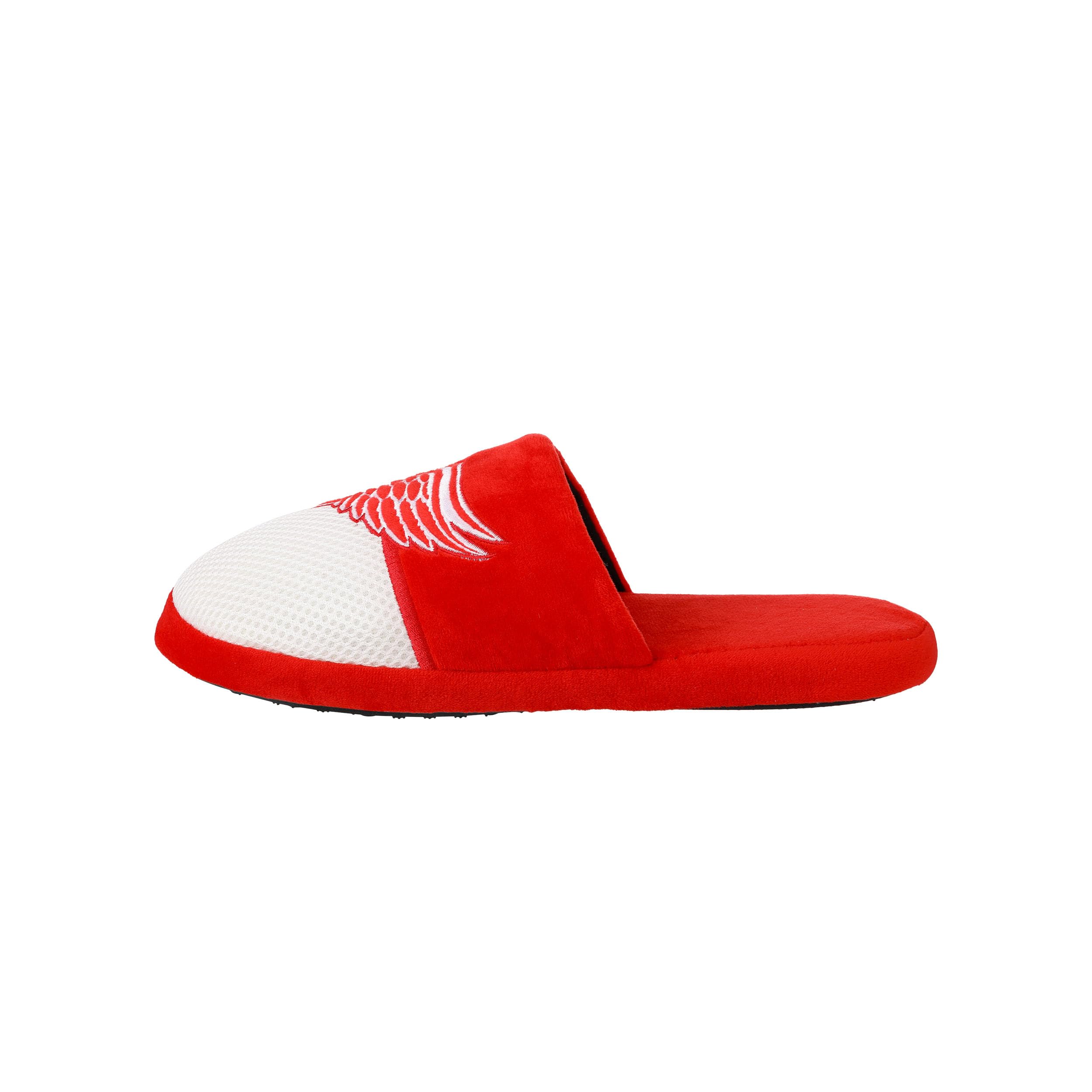 FOCO Detroit Red Wings NHL Mens Team Logo Staycation Slipper - M