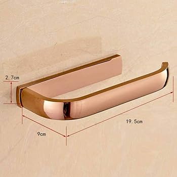 Amazon.co.jp: ローズゴールドトイレットペーパーホルダー