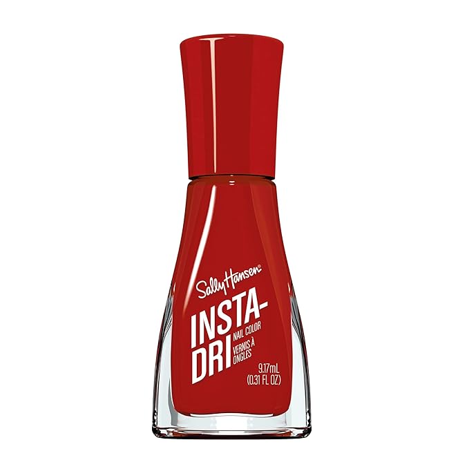 Sally Hansen Insta-Dri Nail Polish: Quick Dry, Fiery Orange-Red