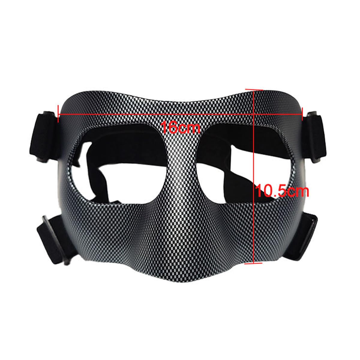 Alnicov Protector para Nariz Rota, Protector Facial Ajustable con Almohadillas, Protector Facial, máscara Facial de Entrenamiento Deportivo, Protector de Nariz para Adultos