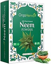 Neem Powder | 100% Pure & Organic Neem Leaves Powder for Face Pack, Hair & Eating | Anti-Pimple, Dandruff Control, Skin & Hair Care | No Chemicals