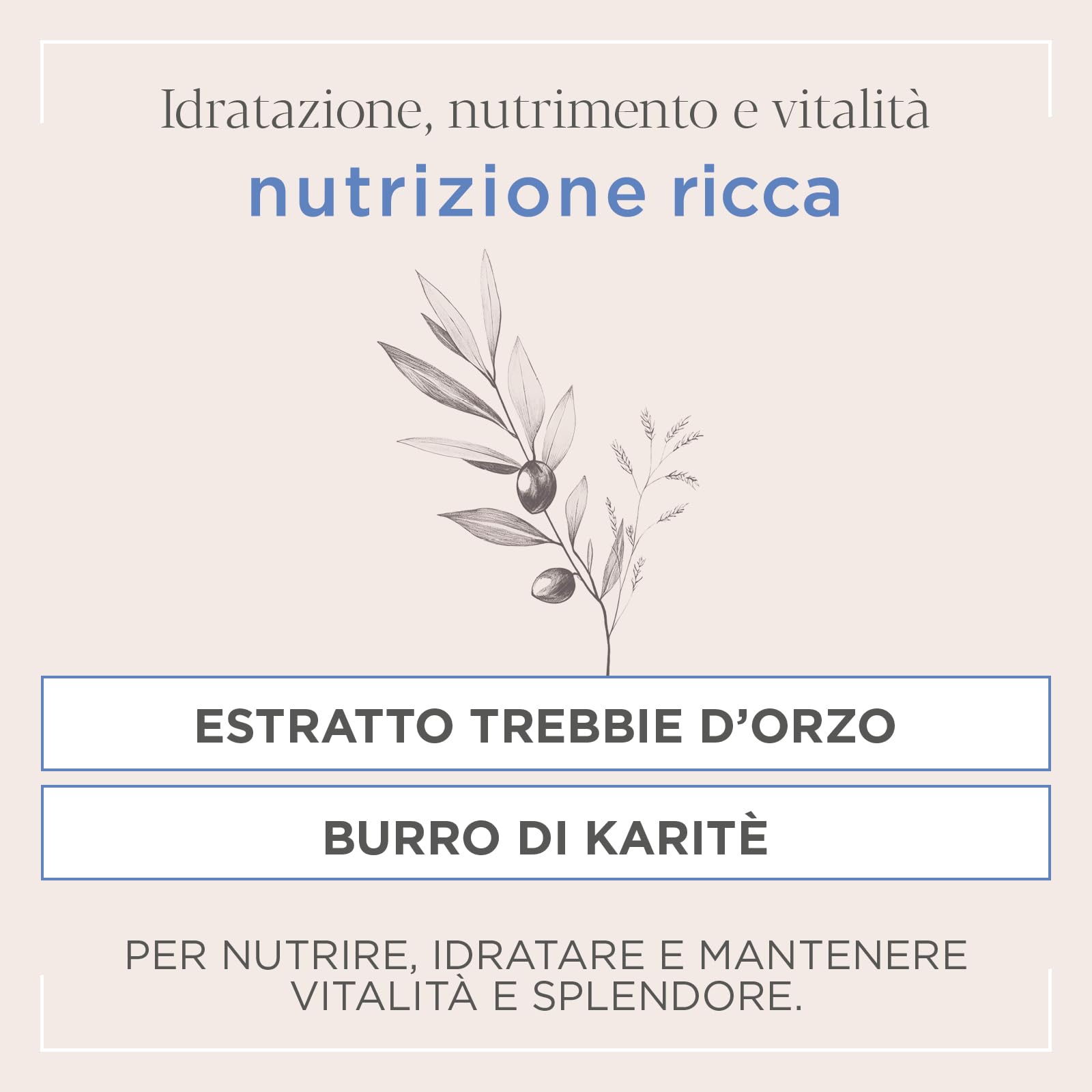 Actyva Nutrizione Ricca Maschera Capelli Secchi 500 ml