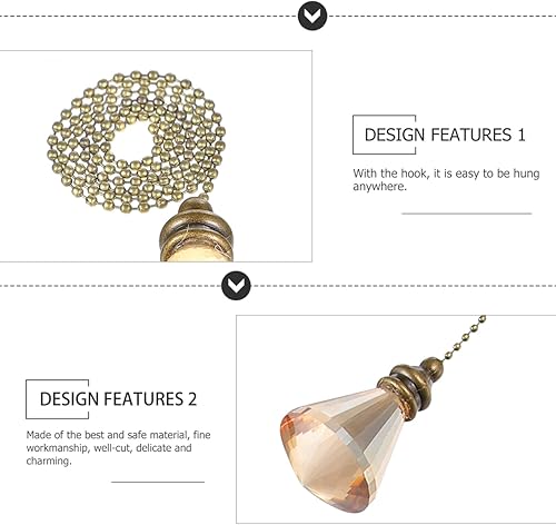 Miniatura 9 de Ventilador de techo colgante ornamento colgante decoración de ventana decoración de pared decoración de diamante ventilador de techo cadena de