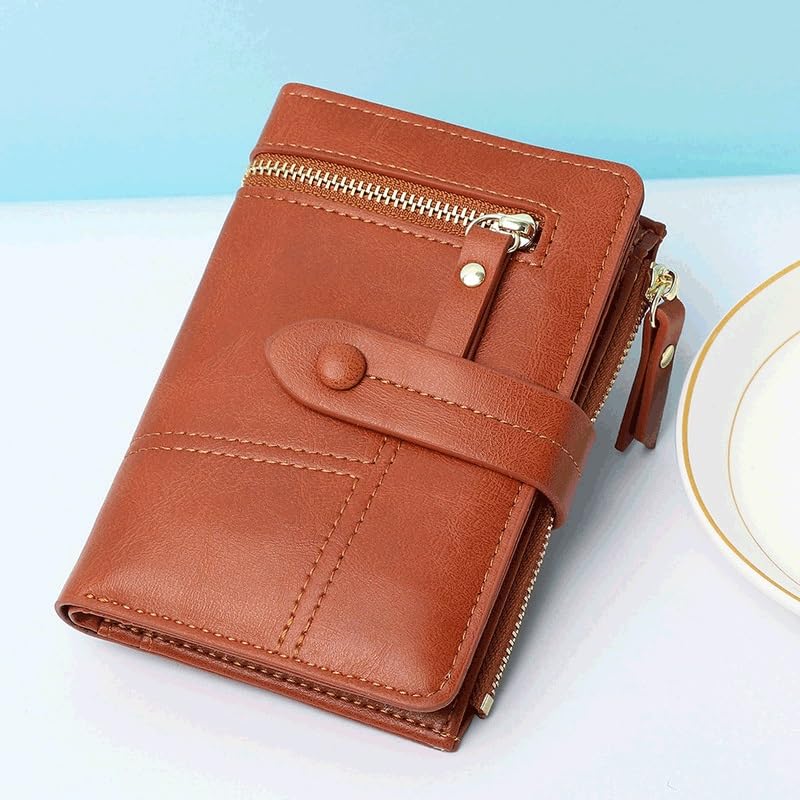 Short Women Wallets Cute Small Women's Wallet Leather Slim Female Purse(D)4