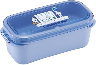 Skater PALB6-A 2-Tier Lunch Box, Stormtrooper, 20.4 fl oz (570 ml), Integrated Gasket, Easy to Clean, Dishwasher Safe, Microwave Safe, Made in Japan, Star Wars, Unique Art, Stormtrooper