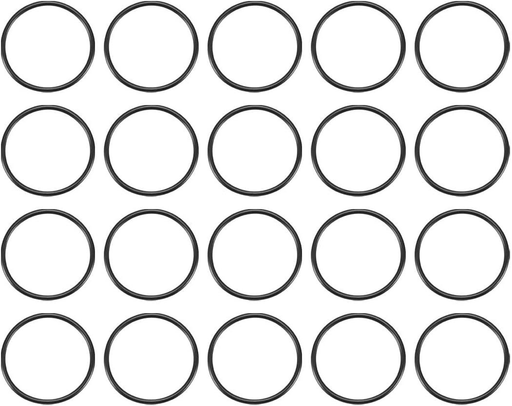 Uxcell Nitrile Rubber O-Rings, 85mm OD X 81mm ID X 2mm Width, Metric Sealing Gaskets, Pack Of 5, 70A Hardness