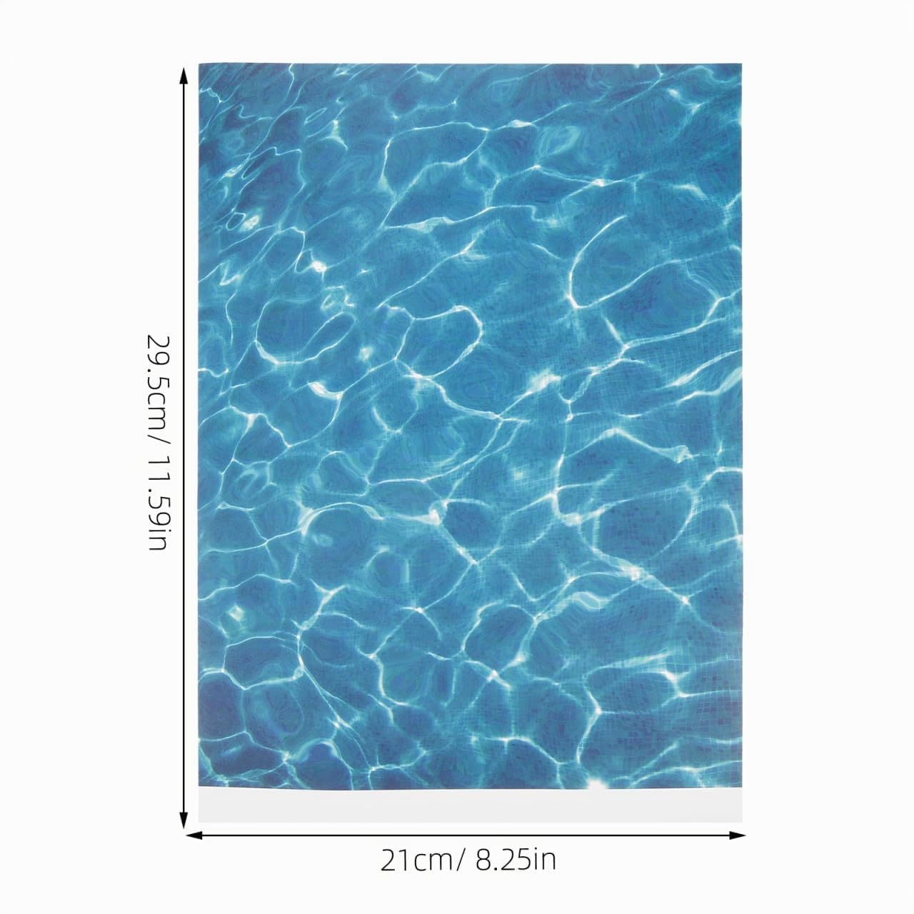 Feuille D'Eau Réaliste En Plastique – 540x270 Mm – Effet Ondulations – Modélisme Ferroviaire