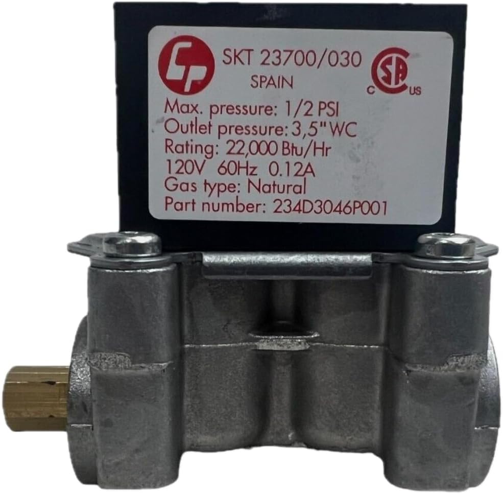 Dryer Gas Valve WE23X35318, 234D3046P001
