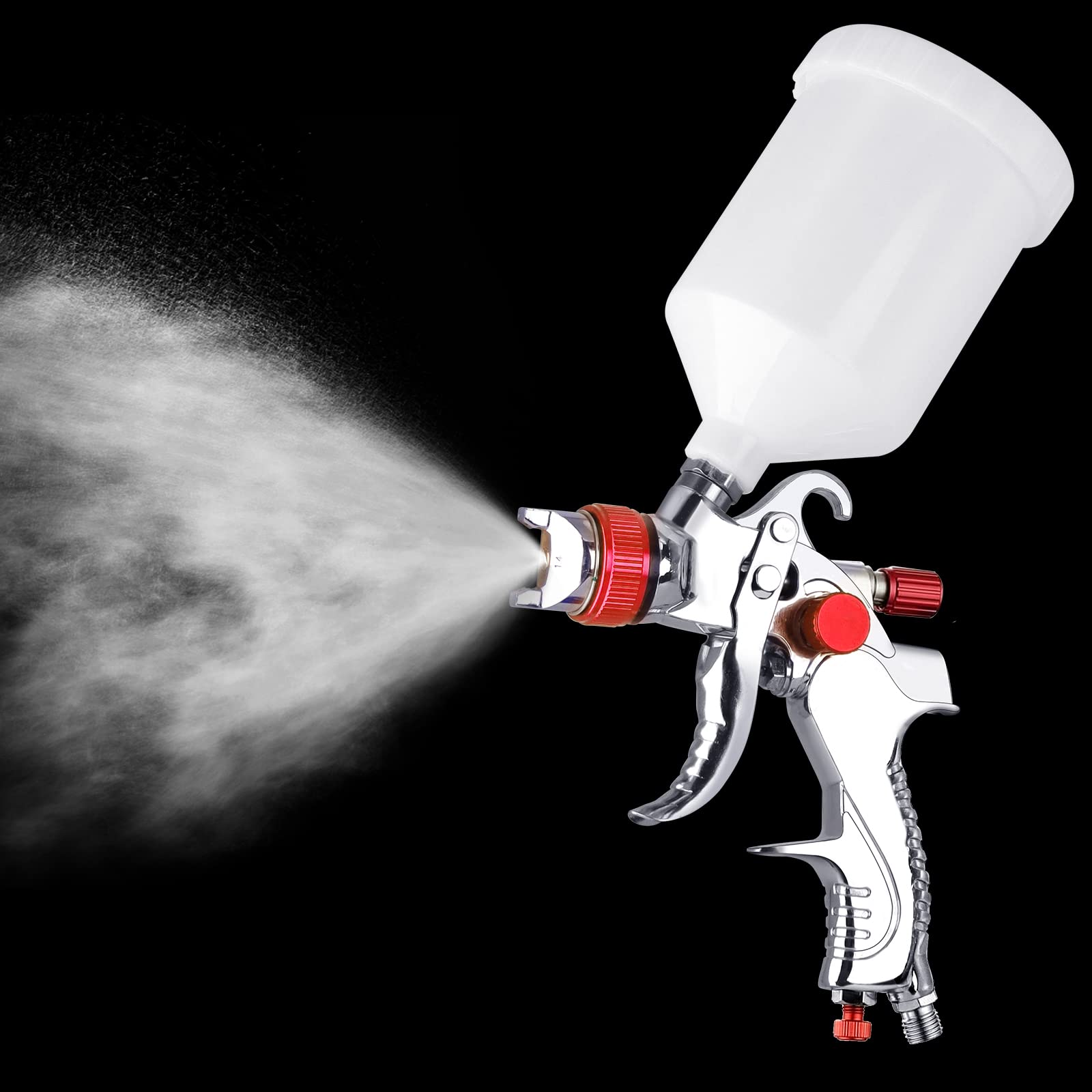 Amazon.co.jp: スプレーガン HVLP 塗装スプレーガン 使い捨てスプレー