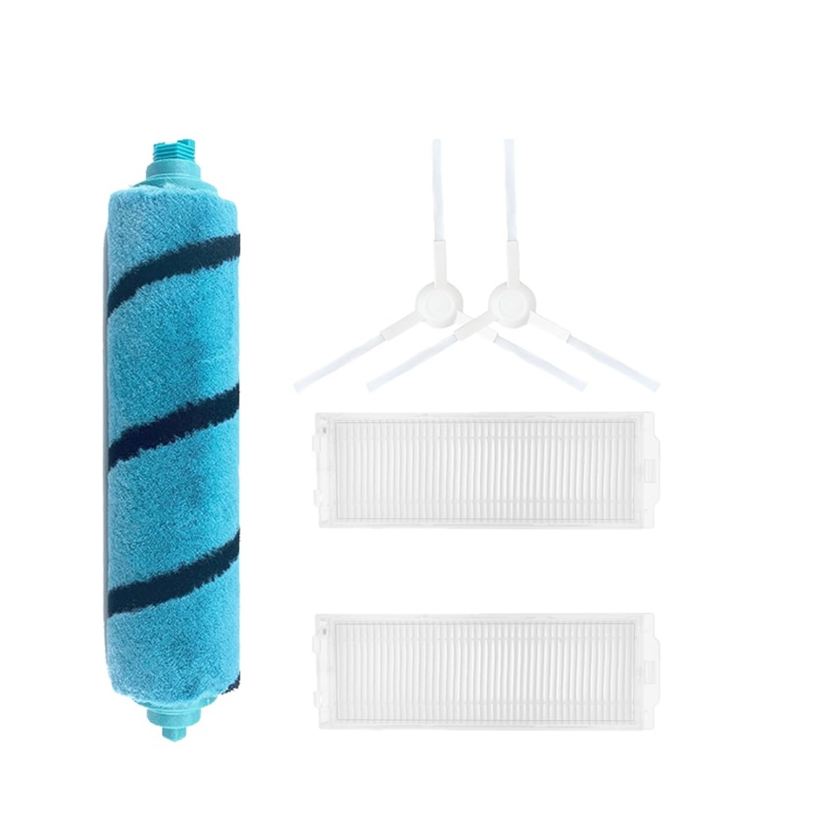 Kicici Roller Side Brush Filter HEPA Mop Rag Cloth Compatible With Xiaomi Robot Vacuum S10 / S12 / B106GL Series Replacement Accessories Parts(071)