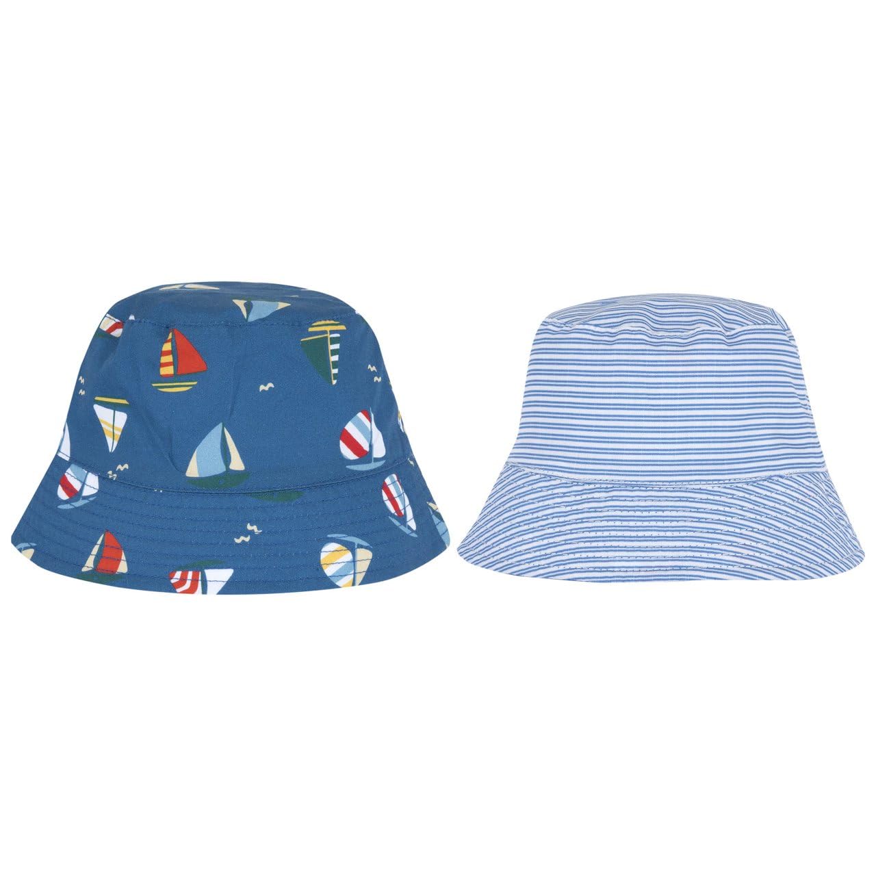 Chicco,1 Cappello Bimbo Reversibile, Berretto Modello Pescatore, 100% Cotone