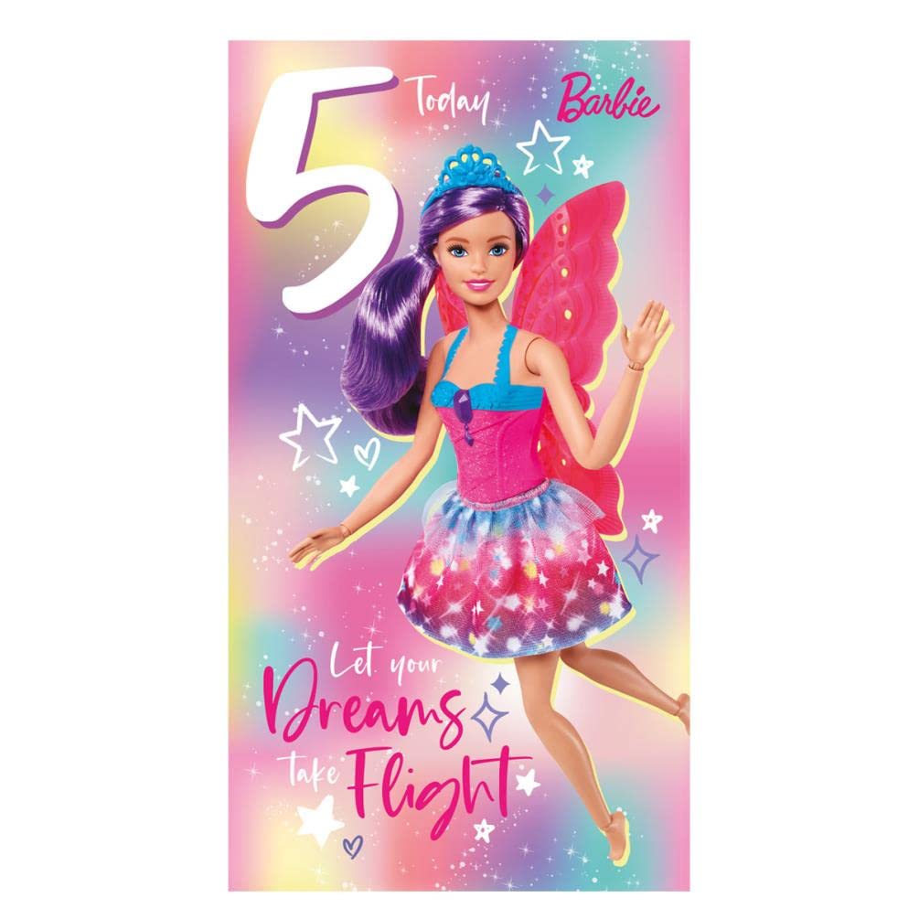 Aazon.co : Danilo Prootions Liited Barbie Age 4 Birthday Card, Official Barbie Age 4 - View #6
