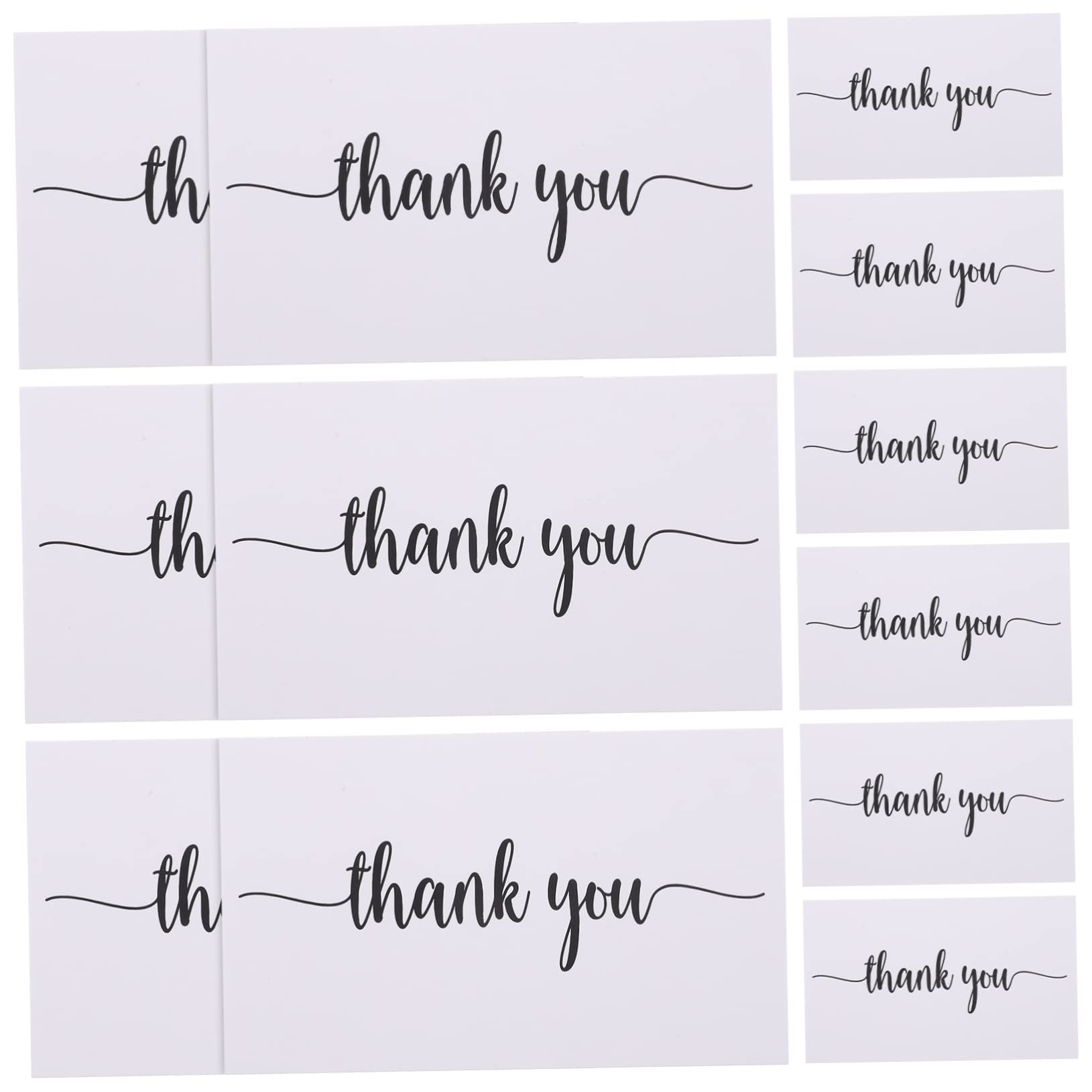 Tarjetas De Agradecimiento Gratis 150 Tarjetitas De Agradecimiento Para  Boda, Cumpleaños Y Eventos, Tarjetas Felicitación Con Mensaje \, image size:1629x1629