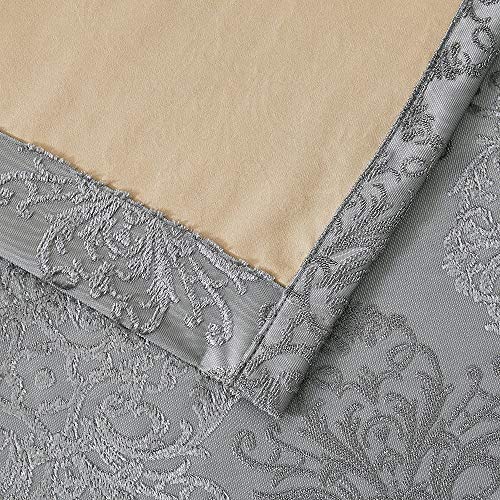 Asatex 1 Patio Door Size Panel Of 102” X 84” Gray Charcoal Color 100% Blackout Curtains. Total Sun Blocking Curtains Are Perfect For Sliding Glass Doors Or Extra Large Windows. Rob 102” X 84” Charcoal #TOP4