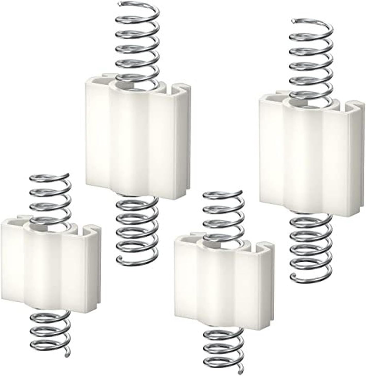 4Pcs Bifold Sliding Closet Doors Hardware Heavy Duty for Folding Door Closet Style D