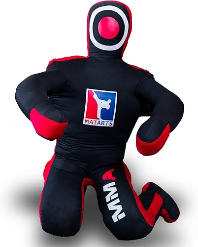 MatArts - Maniquí de boxeo para niños y adultos, para deportes de combate, Jiu Jitsu, Judo, Karate, Taekwondo, Wrestling Buddies y muñecos de boxeo