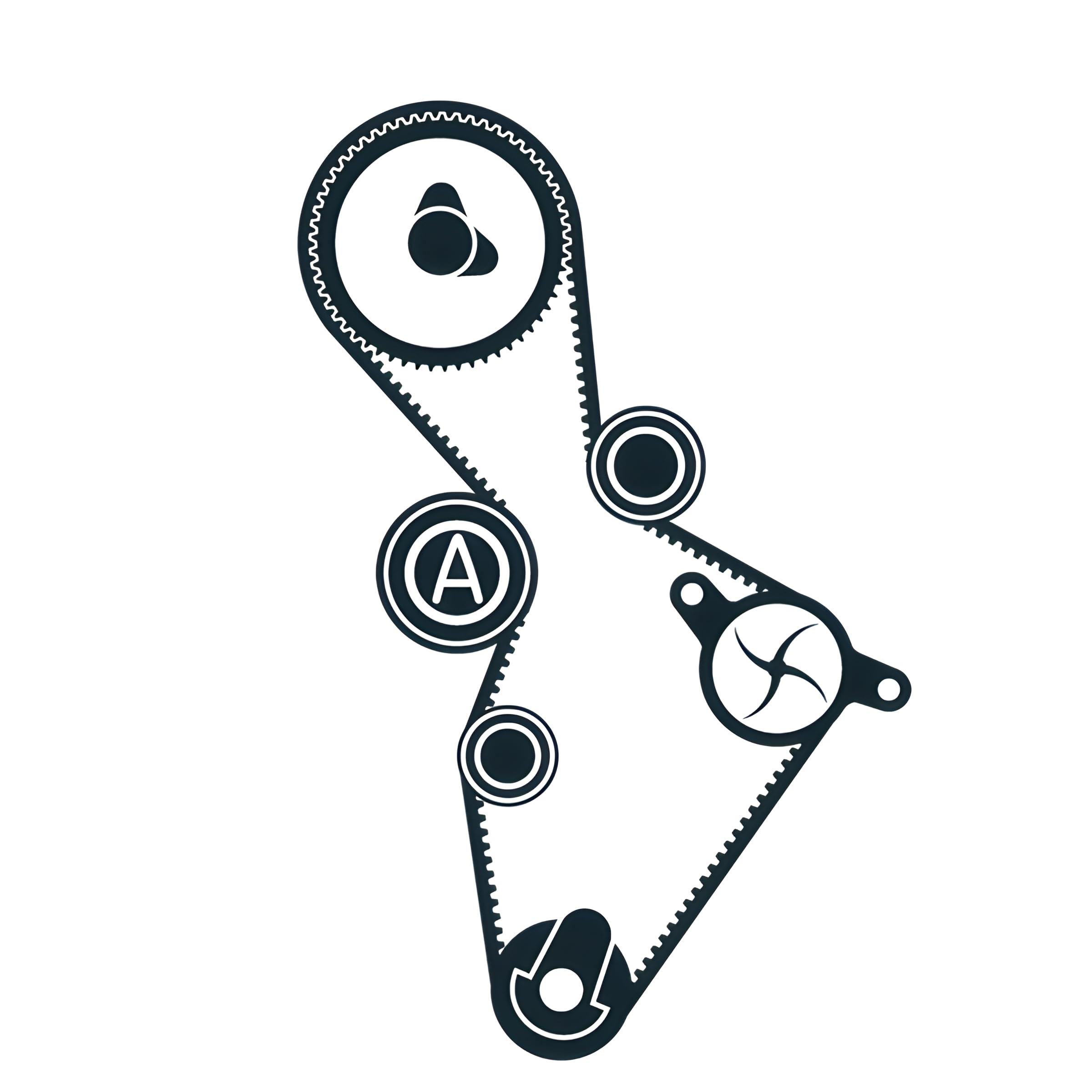 Skf Vkmc 01222 Kit Tendicinghia Con Pompa Acqua-image