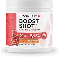 Vista 34 de TransformHQ Everyday Boost Shot - 28 porciones (limonada de fresa), sin OMG, sin gluten