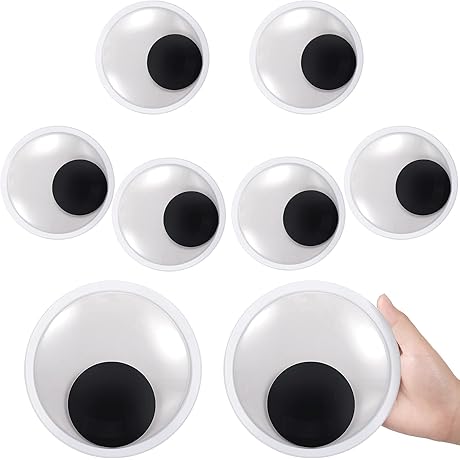 8 Pieces Large Googly Eyes 7 Inches Giant Googly Eyes Funny Googly...