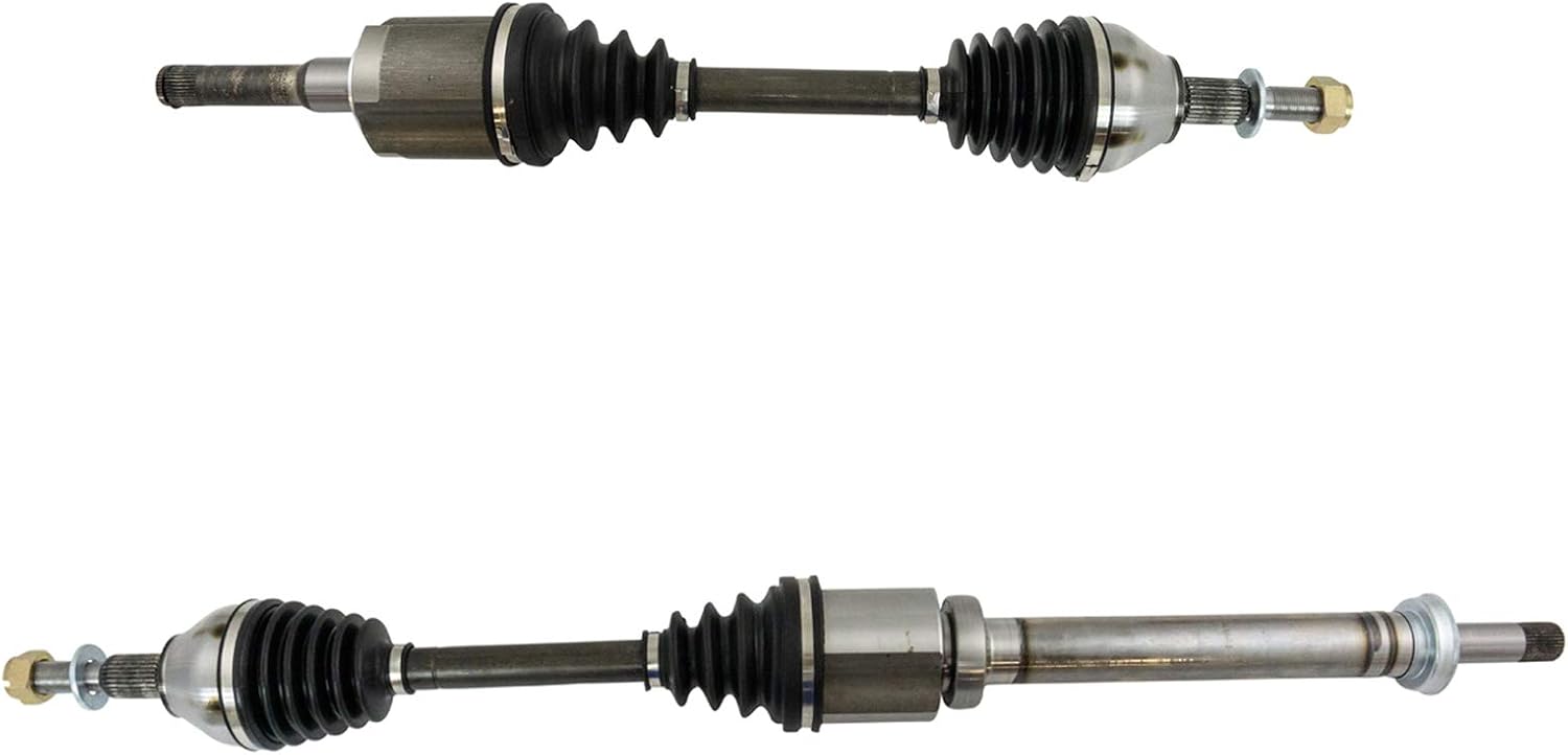 TRQ Front Driver and Passenger Side CV Axle Assembly Set 2 Piece Compatible with 2015-2019 Ford Fusion SE Titanium 2.0L FWD 2016-2019 Fusion SE 1.5L FWD 2013-2016 Lincoln MKZ Base 2.0L FWD