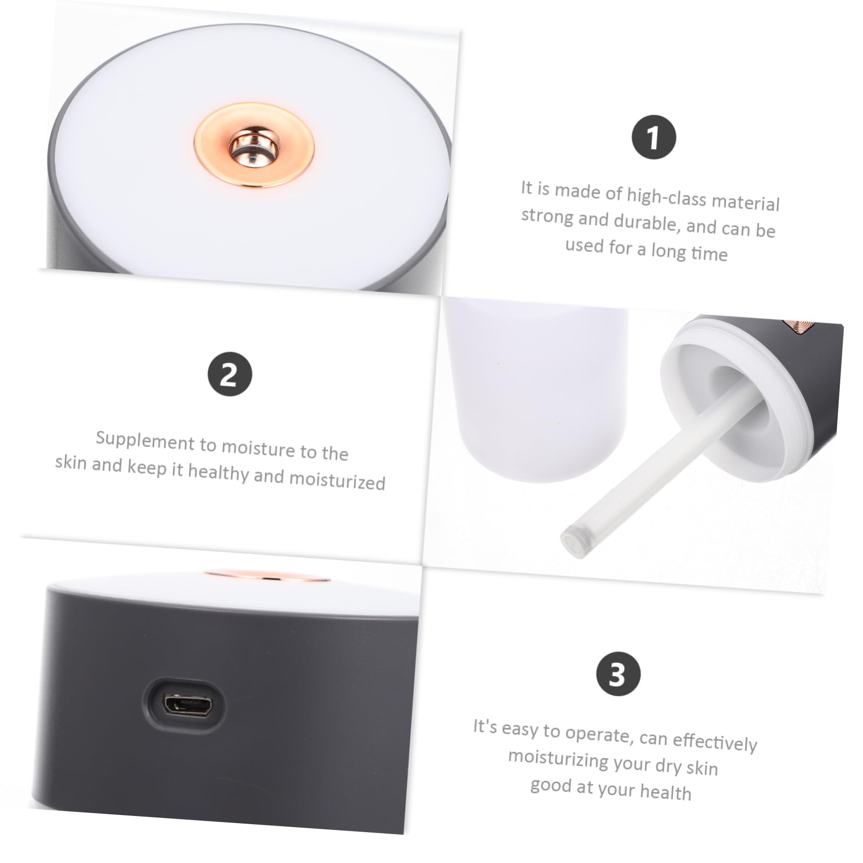 Umidificatore USB Creativo da Tavolo 300ml Abs Pp